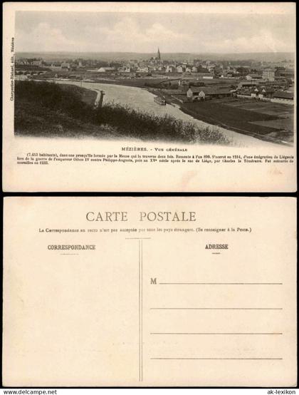 Charleville-Mézières   VUE GÉNÉRALE Panorama-Gesamtansicht 1910