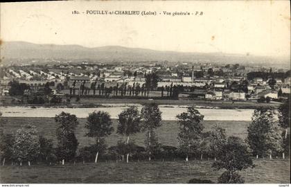 CPA Pouilly sous Charlieu Vue Generale
