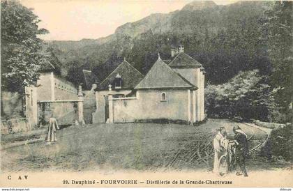 Carte Postale Ancienne - 38 - La Grande Chartreuse - Couvent de la Grande Chartreuse - Distillerie de la Grande Chartreu