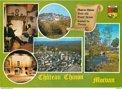 58 - Chateau Chinon - Multivues - Blasons - CPM - Voir Scans Recto-Verso