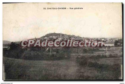 CPA Chateau Chinon Vue Generale