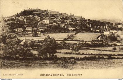 CPA Chateau Chinon Vue Generale