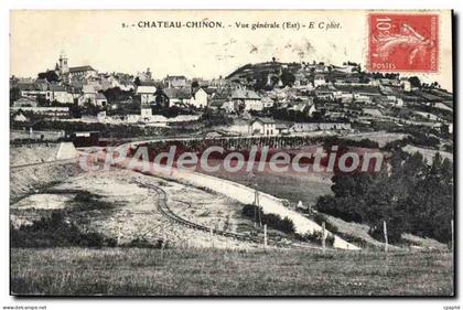 CPA Chateau Chinon Vue Generale
