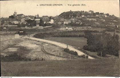 CPA Chateau Chinon Vue Generale