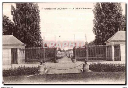 CPA Chateau de Grosbois La Grille d Honneur