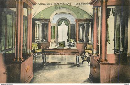 CPA Chateau de la Malmaison la Bibliotheque