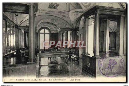 CPA Chateau de la Malmaison La Bibliotheque