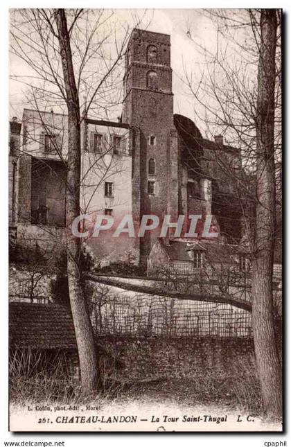 CPA Chateau landon La tour Saint Thugal