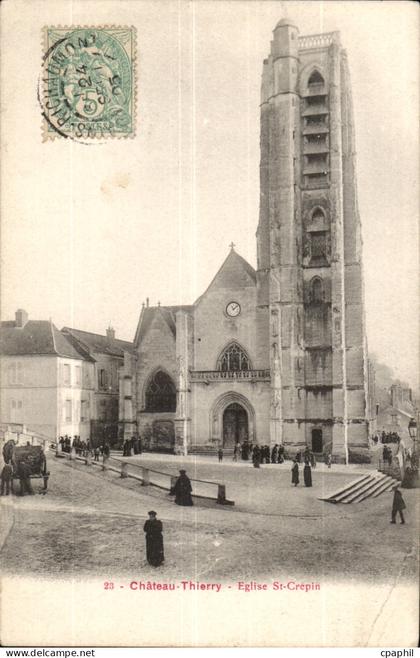 Chateau Thierry - Eglise St Crepin - CPA