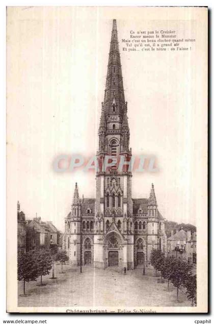 Chateaubriant - Eglise Saint Nicolas - CPA