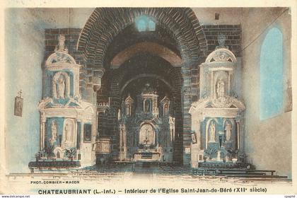 CPA Chateaubriant (L Inf) Interieur de l'Eglise Saint Jean de Bere (XIIe Siecle)