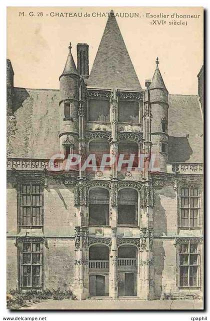 CPA Chateau de Chateaudun Escalier d'honneur