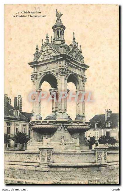 CPA Chateaudun La Fontaine Monumentale