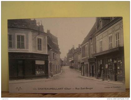 CHATEAUMEILLANT (CHER) RUE OOE-BERGER.