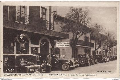 CHATEAUNEUF DU PAPE   RESTAURANT BELLEVUE