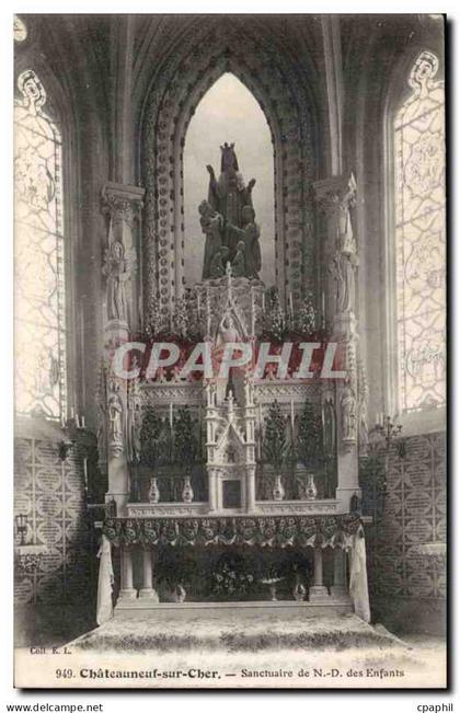 Chateauneuf sur Cher - Sactuaire de Notre dame des Enfants - CPA