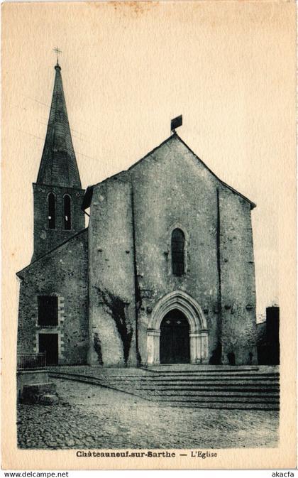 CPA Chateauneuf-sur-Sarthe Eglise (1180558)