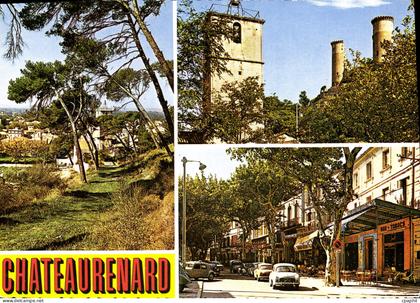 CPSM Chateaurenard Le Cours Echappee Sur La Ville