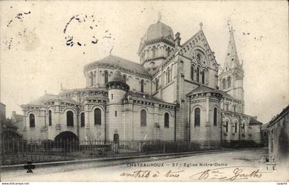 CPA Chateauroux Eglise Notre Dame