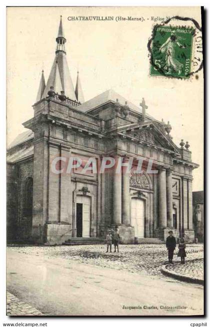 CPA Chateauvillain Eglise
