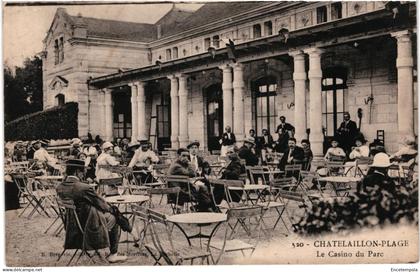 CPA  Carte Postale  France Châtelaillon -Plage  Casino du Parc animée  VM105030ok