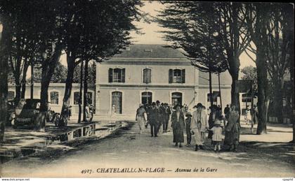 CPA Chatelaillon Plage Avenue De La Gare