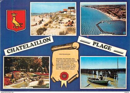 CPA Chatelaillon Plage (Ch Mme) La plage Vue generale Jardin public Moules de Boucicots