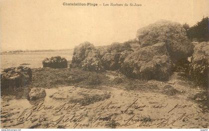 CPA Chatelaillon Plage Les Rochers de St Jean
