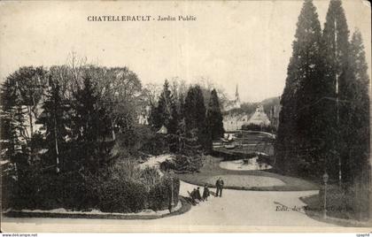 Chatellerault CPA Jardin public