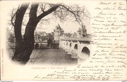 CPA Chatellerault Pont Henri IV