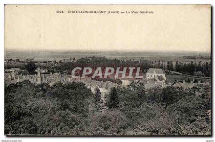 CPA Chatillon Coligny La Vue Generale