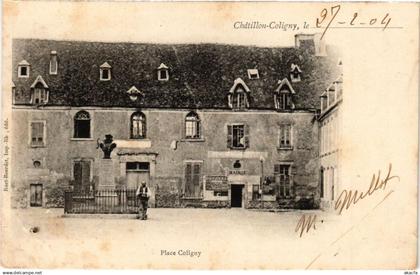 CPA CHATILLON-COLIGNY le Place COLIGNY (228550)