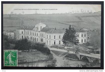 01 Châtillon-sur-Chalaronne exterieur ecole D01D K01093K C01093C RH019578