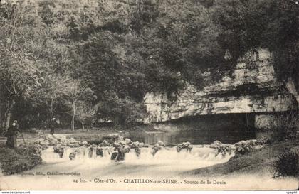 CPA Chatillon sur Seine Source de la Douix
