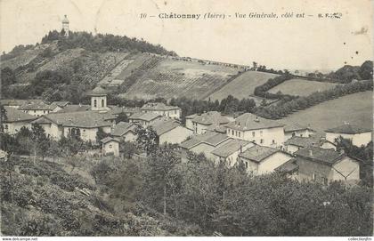 CPA FRANCE 38 " Châtonnay, Vue générale".