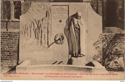 CPA CHAULNES Monument aux Morts (19112)