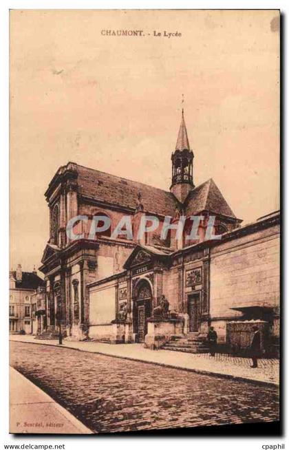 CPA Chaumont Le Lycee