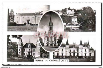 CPM Souvenir De Chemille chateau