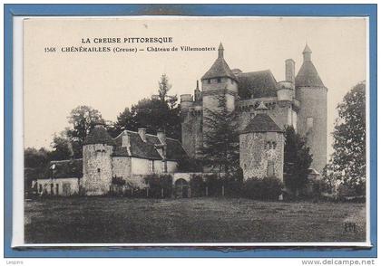 23 - CHENERAILLES -- Chateau de villemonteix