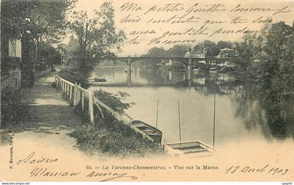 CPA Lavarenne Chennevieres vue sur la Marne