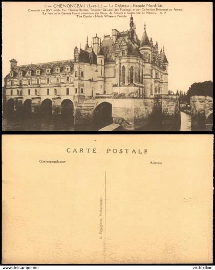 CPA Chenonceaux Schloss Château de Chenonceaux 1910