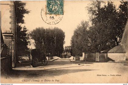 CPA Cheny entree du pays (1478315)