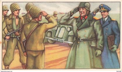 fin de cherbourg * le 27 juin 1944 WW2 guerre 39/45 war général von schlieben capitule * pubconfiserie abeille de bie
