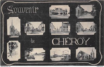 89-CHEROY- SOUVENIR DE CHEROY MULTIVUES