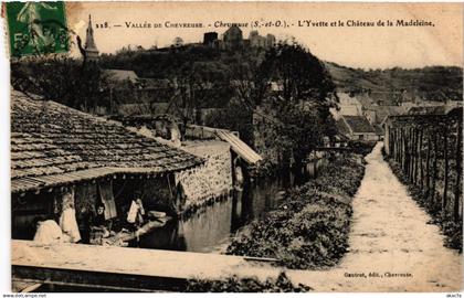 CPA Vallée de CHEVREUSE - CHEVREUSE - L'YVETTE et le Chateau (353301)