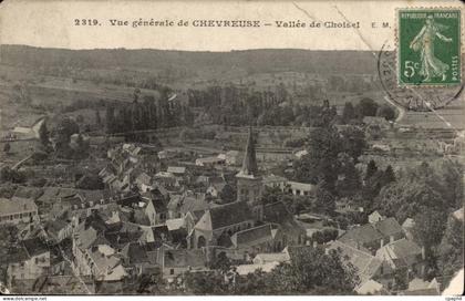 CPA Vue generale de Chevreuse Vallee de Choisel