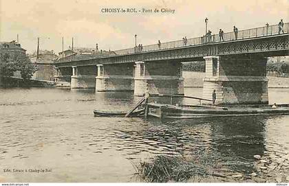94 - Choisy le Roi - Pont de Choisy - Animée - Oblitération ronde de 1926 - CPA - Voir Scans Recto-Verso