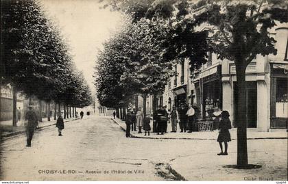 Choisy le Roi CPA Avenue de l'hotel de ville