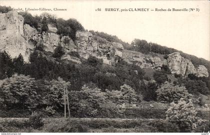 Clamecy - Surgy - Roches de Basseville - CPA