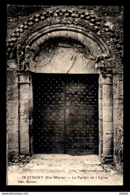 52 - CLEFMONT - PORTAIL DE L'EGLISE